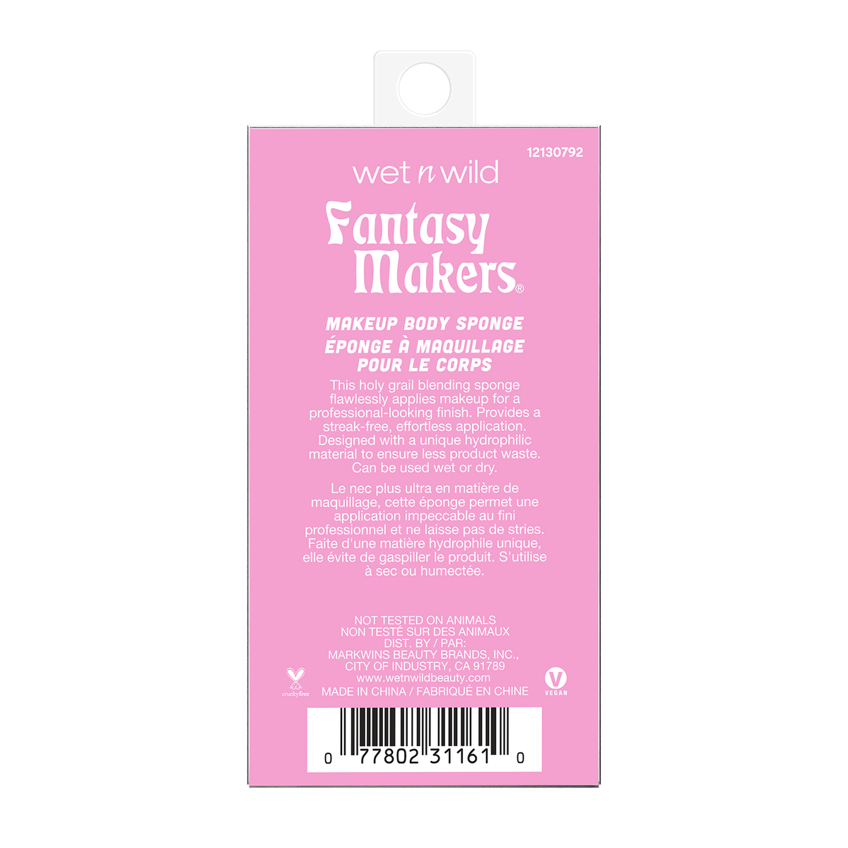 ESPONJA DE MAQUILLAJE PARA CUERPO FANTASY MAKERS - WET N WILD