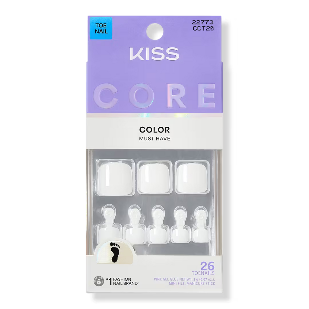 UÑAS PARA PIES CORE TOE-TALLY YOURS - OUTLET KISS