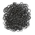 MINI LIGAS ELASTICAS NEGRAS 500 PZAS - SCUNCI