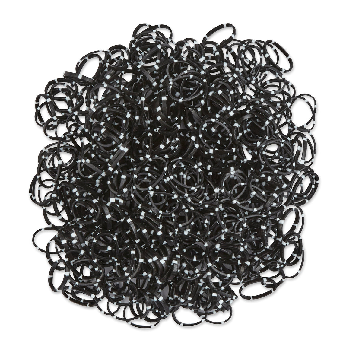 MINI LIGAS ELASTICAS NEGRAS 500 PZAS - SCUNCI