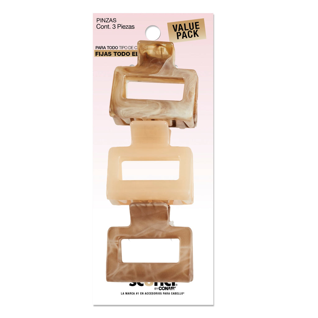 PINZAS PARA CABELLO ALL DAY HOLD 3 PZAS - SCUNCI