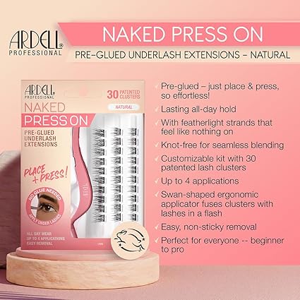 PESTAÑAS POSTIZAS NAKED PRESS ON NATURAL - ARDELL