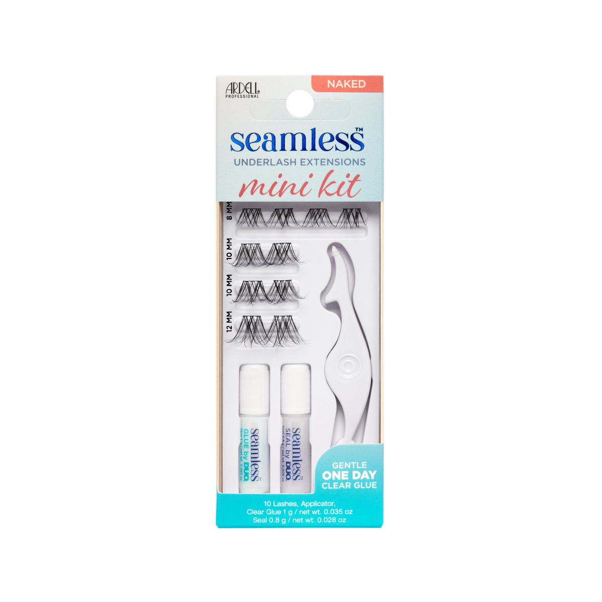 EXTENSIONES DE PESTAÑAS INFERIORES SEAMLESS MINI KIT NAKED - ARDELL