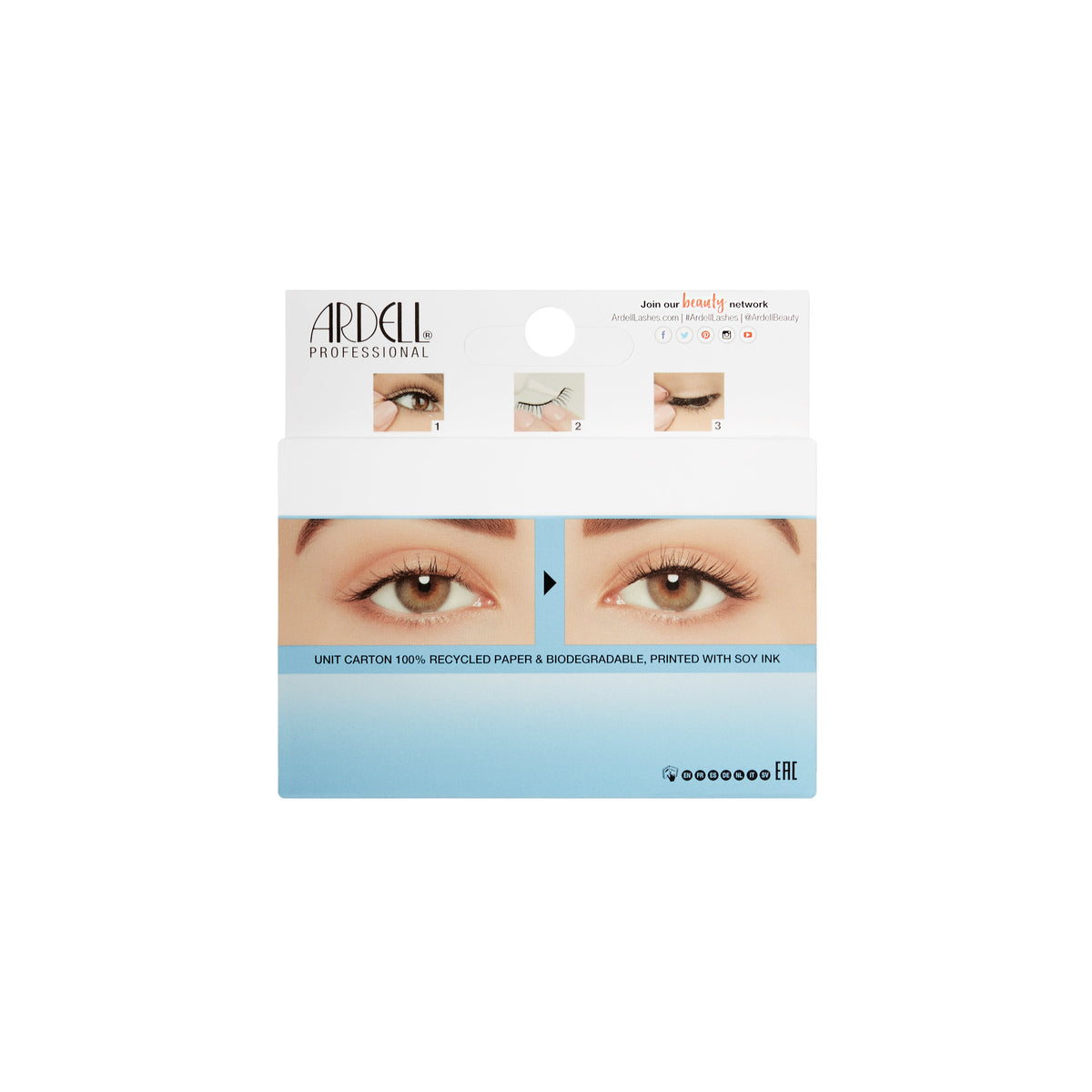 PESTAÑAS POSTIZAS ALL THE VOLUME LIGHT AS AIR 521 - ARDELL