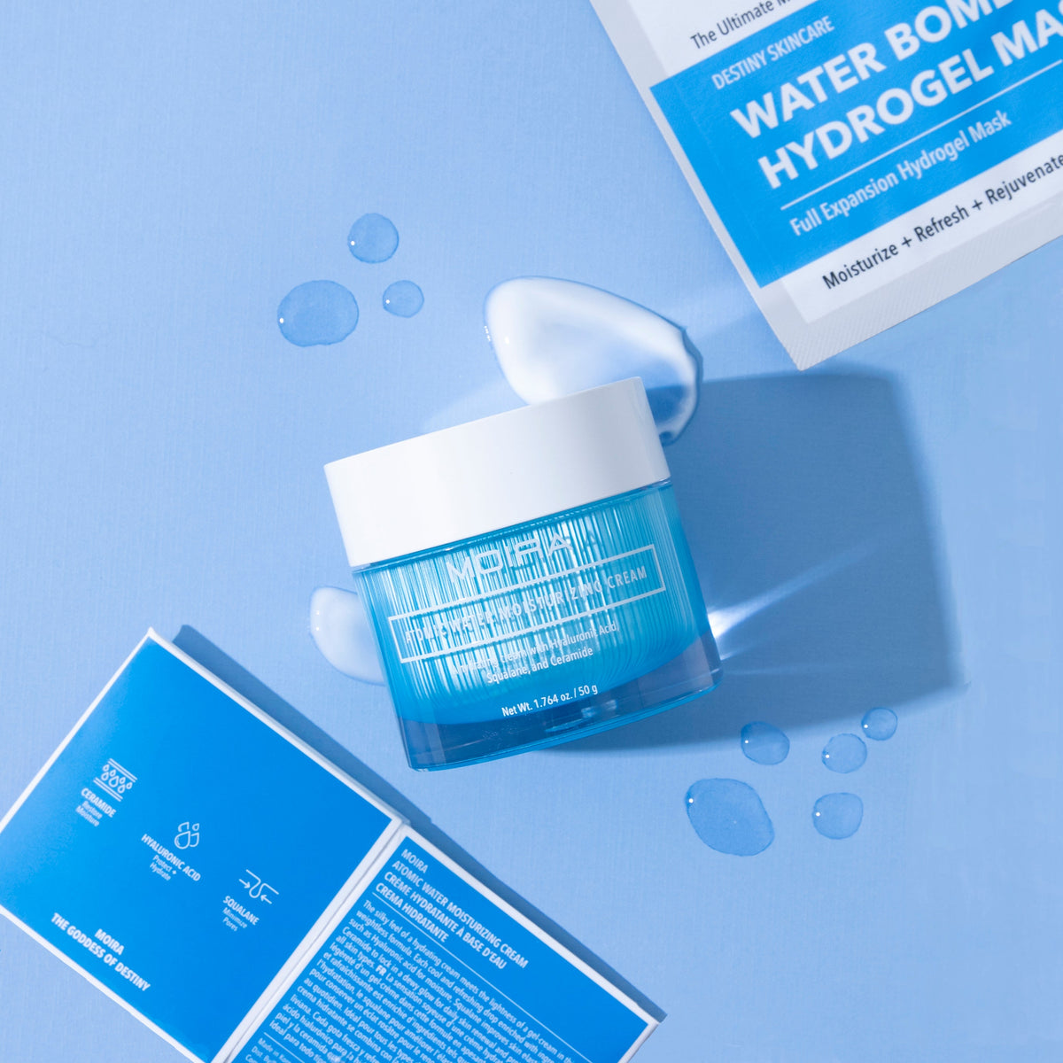 CREMA FACIAL HIDRATANTE ATOMIC WATER - OUTLET MOIRA