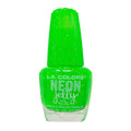 ESMALTE NEON JELLY NAIL POLISH "ELECTRIC LIME" - OUTLET LA COLORS