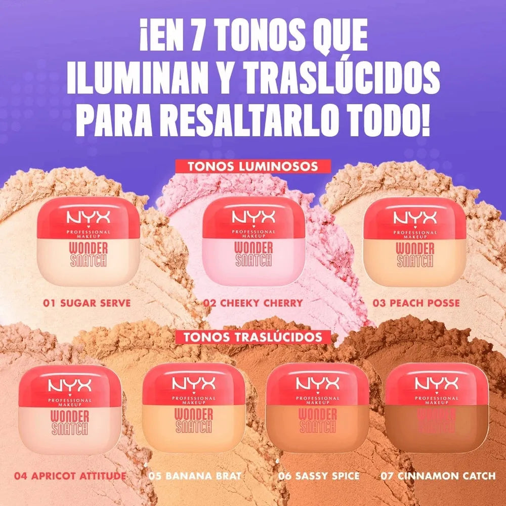 WONDER SNATCH POWDER, POLVO SUELTO FIJADOR - NYX
