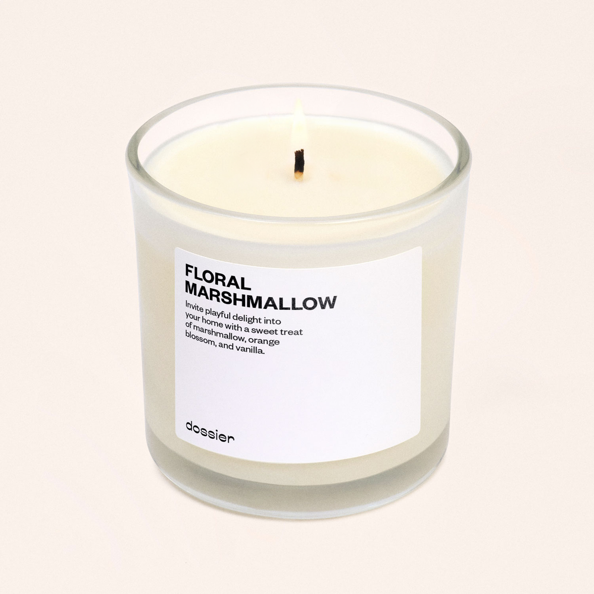 VELA FLORAL MARSHMALLOW 9 OZ - DOSSIER