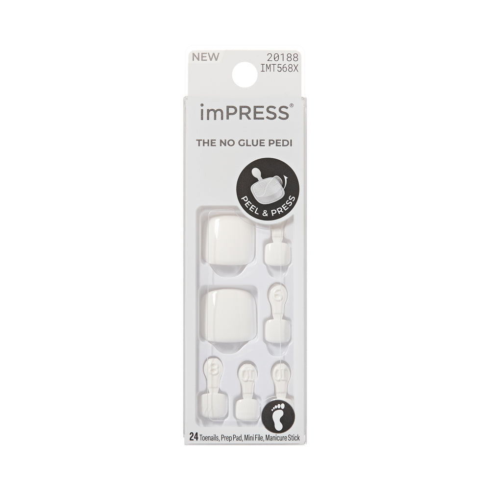 UÑAS POSTIZAS PARA PIES IMPRESS FEEL THE BEAT - OUTLET KISS