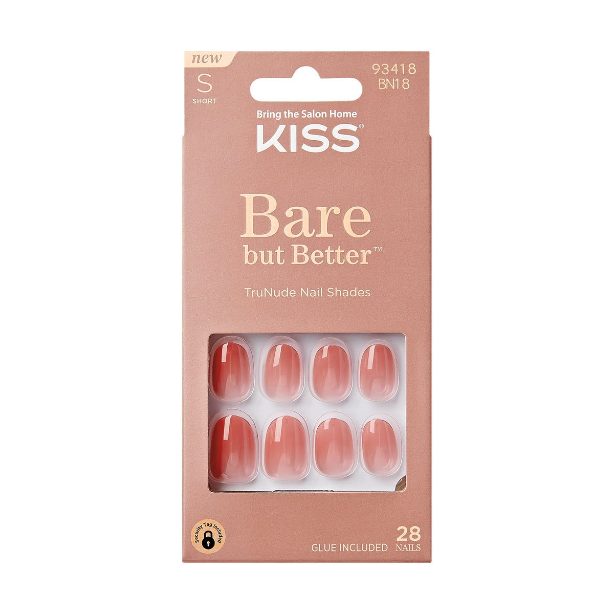 UÑAS POSTIZAS BARE BUT BETTER NAILS NO MORE NAPS - KISS