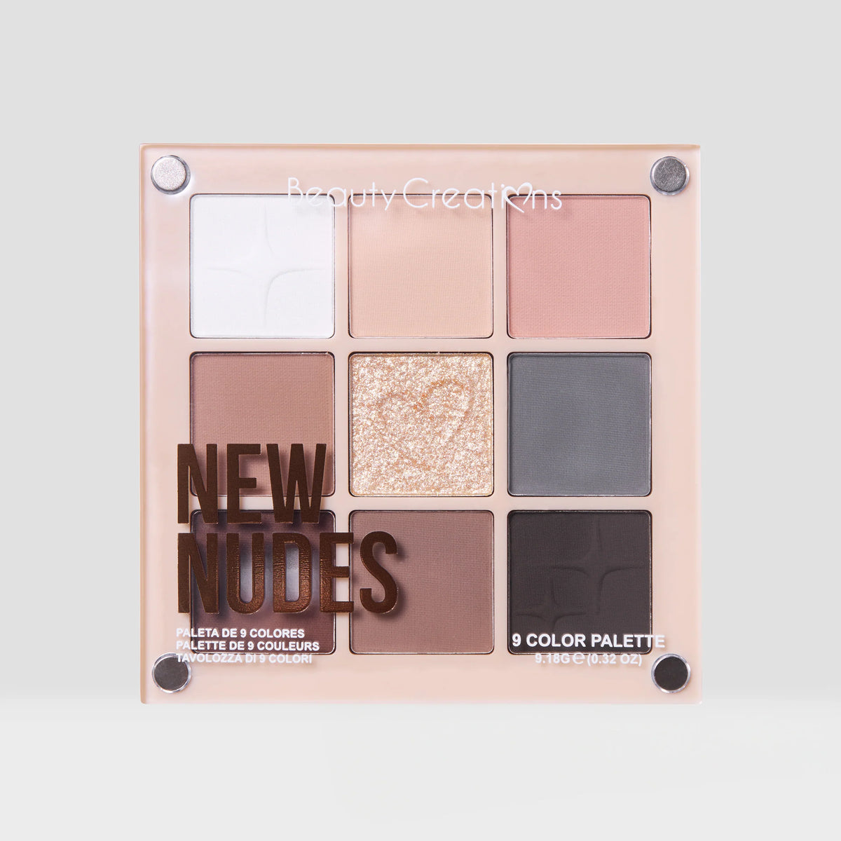 PALETA DE SOMBRAS MAGNETIC SHADOW PALETTE NEW NUDES - BEAUTY CREATIONS