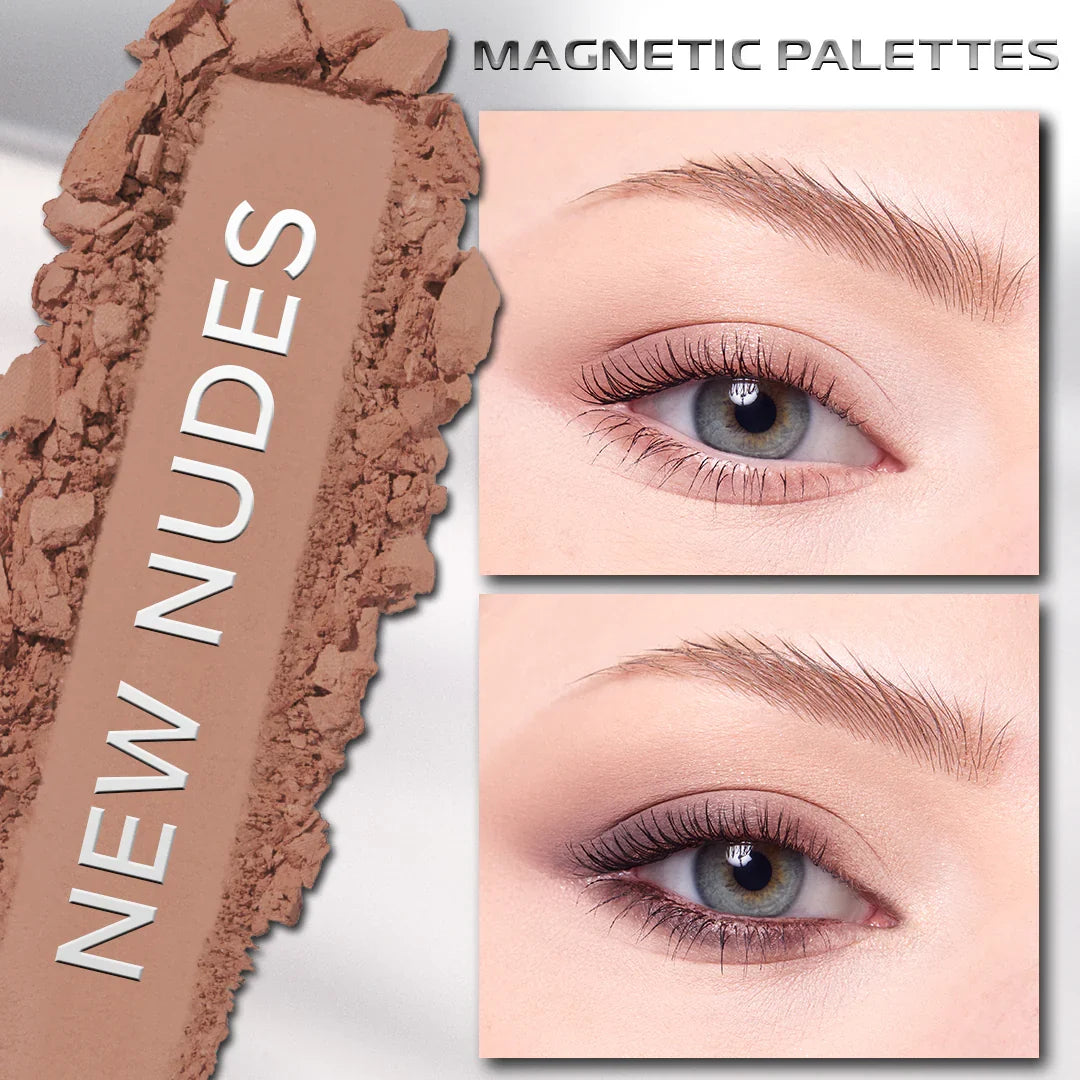 PALETA DE SOMBRAS MAGNETIC SHADOW PALETTE NEW NUDES - BEAUTY CREATIONS
