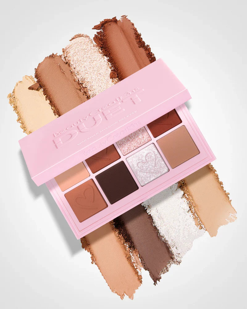 PALETA DE SOMBRAS DUET MINI SNAP PALETTE "NUDE NEUTRALS" - BEAUTY CREATIONS