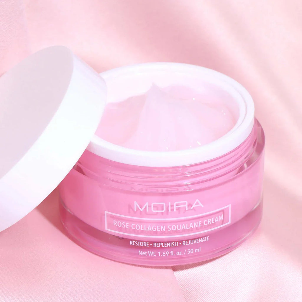 CREMA FACIAL HIDRATANTE COLÁGENO, ESCUALENO Y ROSA - OUTLET MOIRA