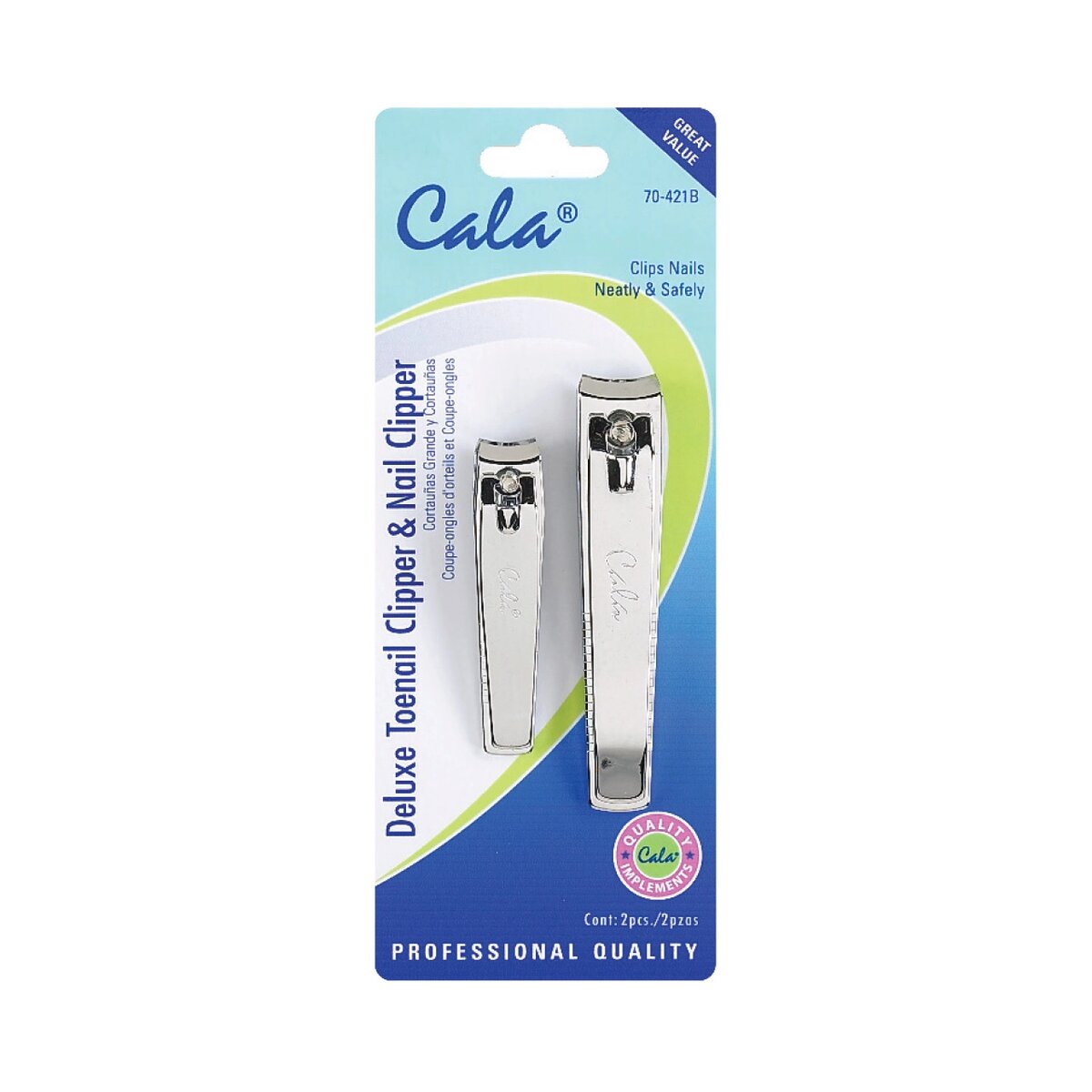CORTADOR DE UÑAS MINI Y CORTADOR DE UÑAS DELUXE - CALA