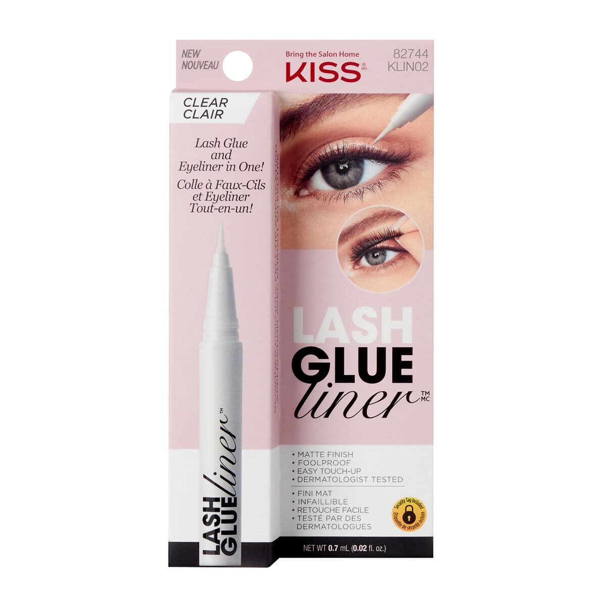 LASH GLUE PEGAMENTO DE PESTAÑAS TRANSPARENTE - KISS