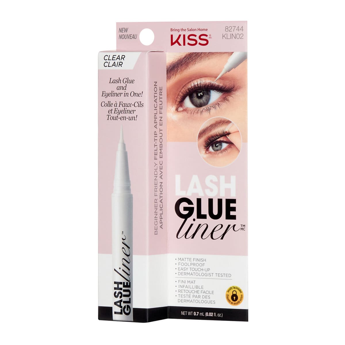 LASH GLUE PEGAMENTO DE PESTAÑAS TRANSPARENTE - KISS