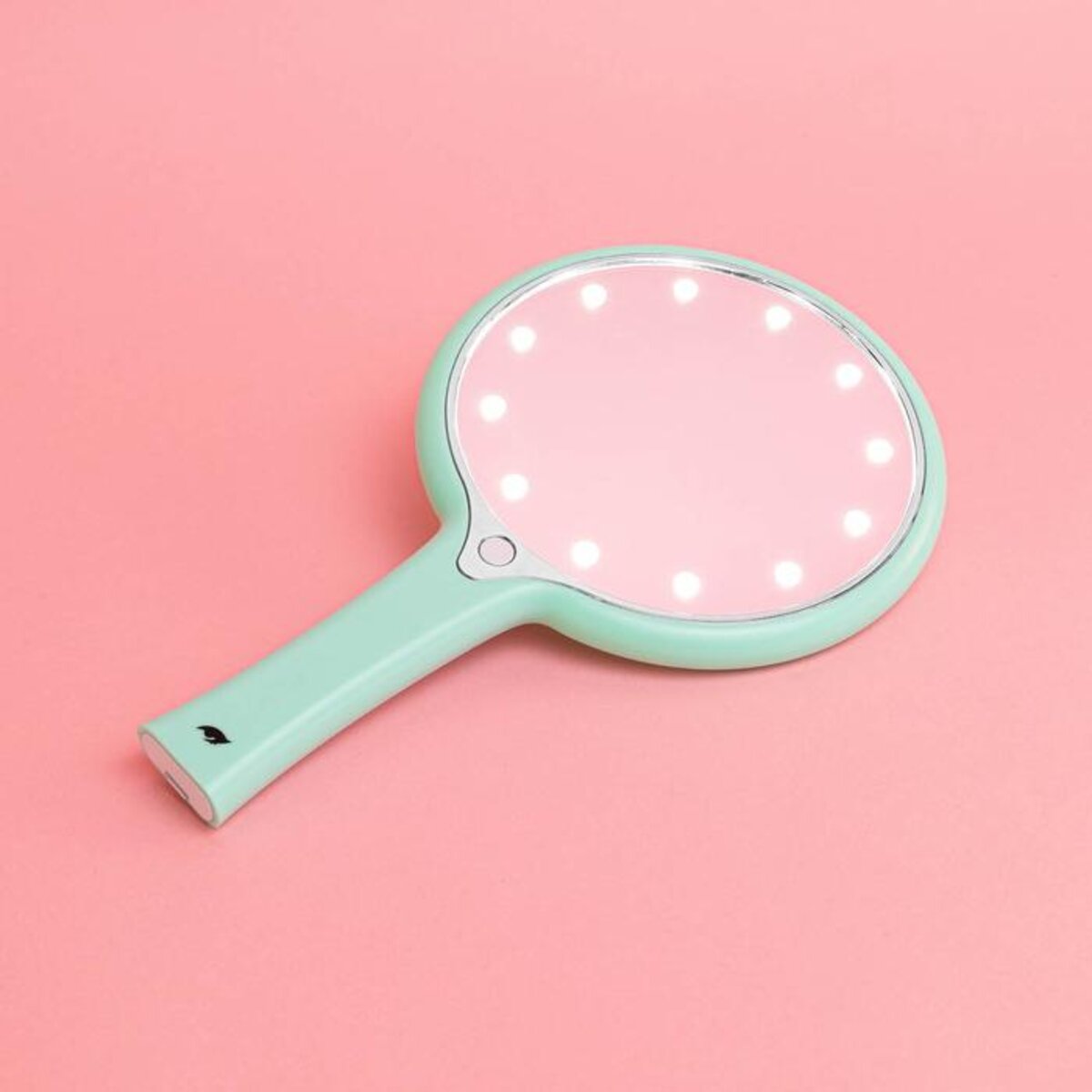 ESPEJO DE MANO CON LUCES LED "MENTA" - OUTLET KIMCHI CHIC