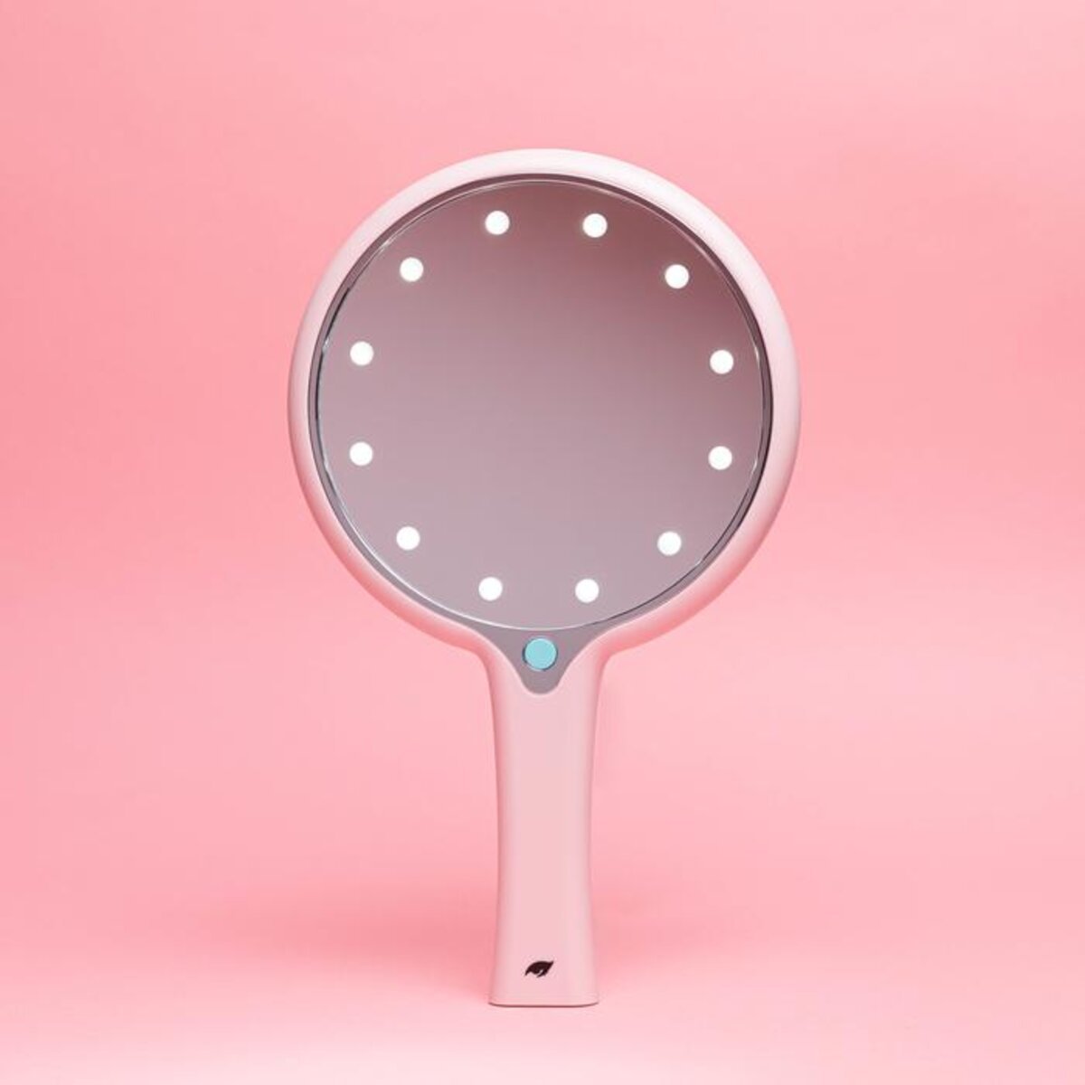ESPEJO DE MANO "PASTEL PINK WITH LED LIGHTS" - OUTLET KIMCHI CHIC