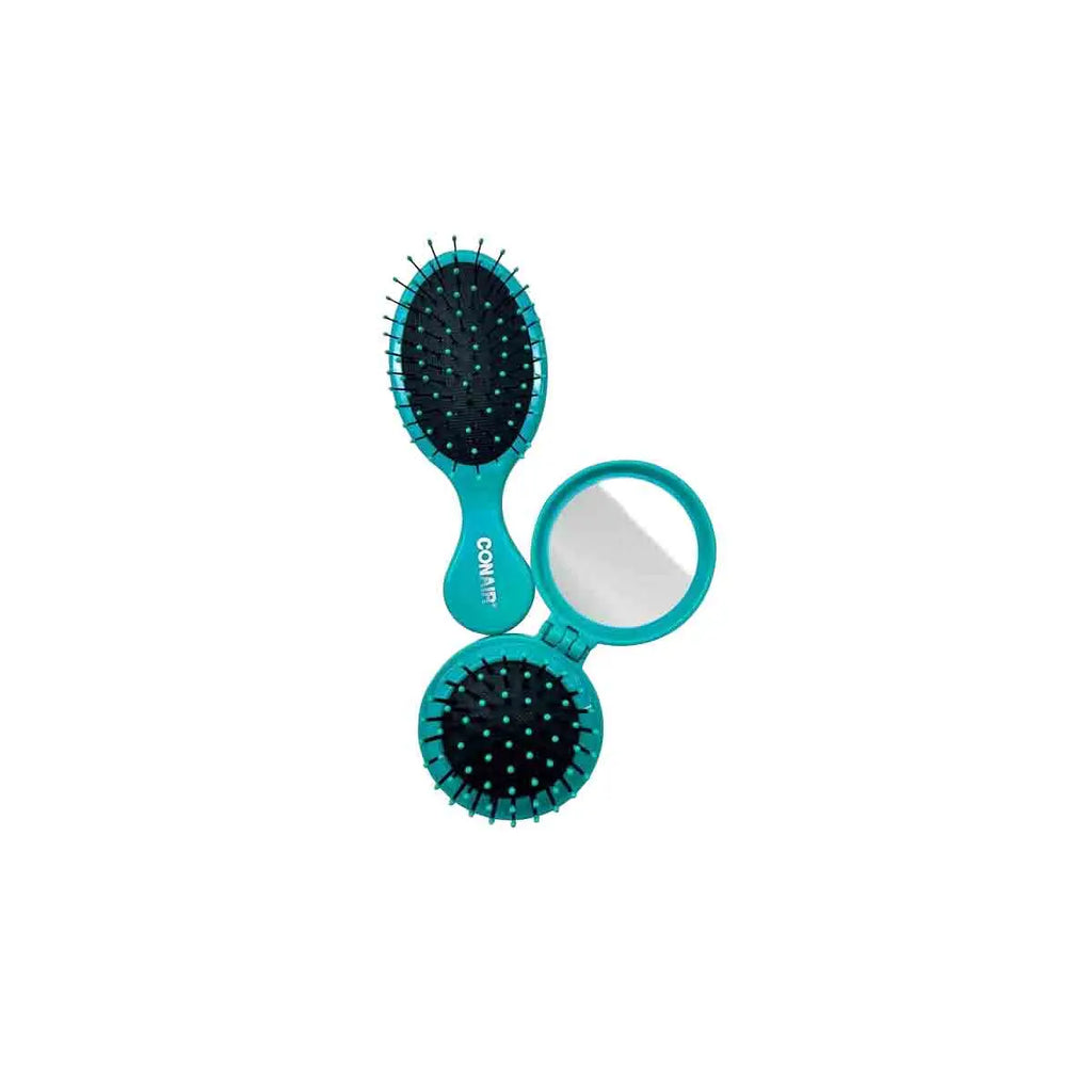 SET DE MINI CEPILLO Y ESPEJO CON CEPILLO 2 PZAS – CONAIR